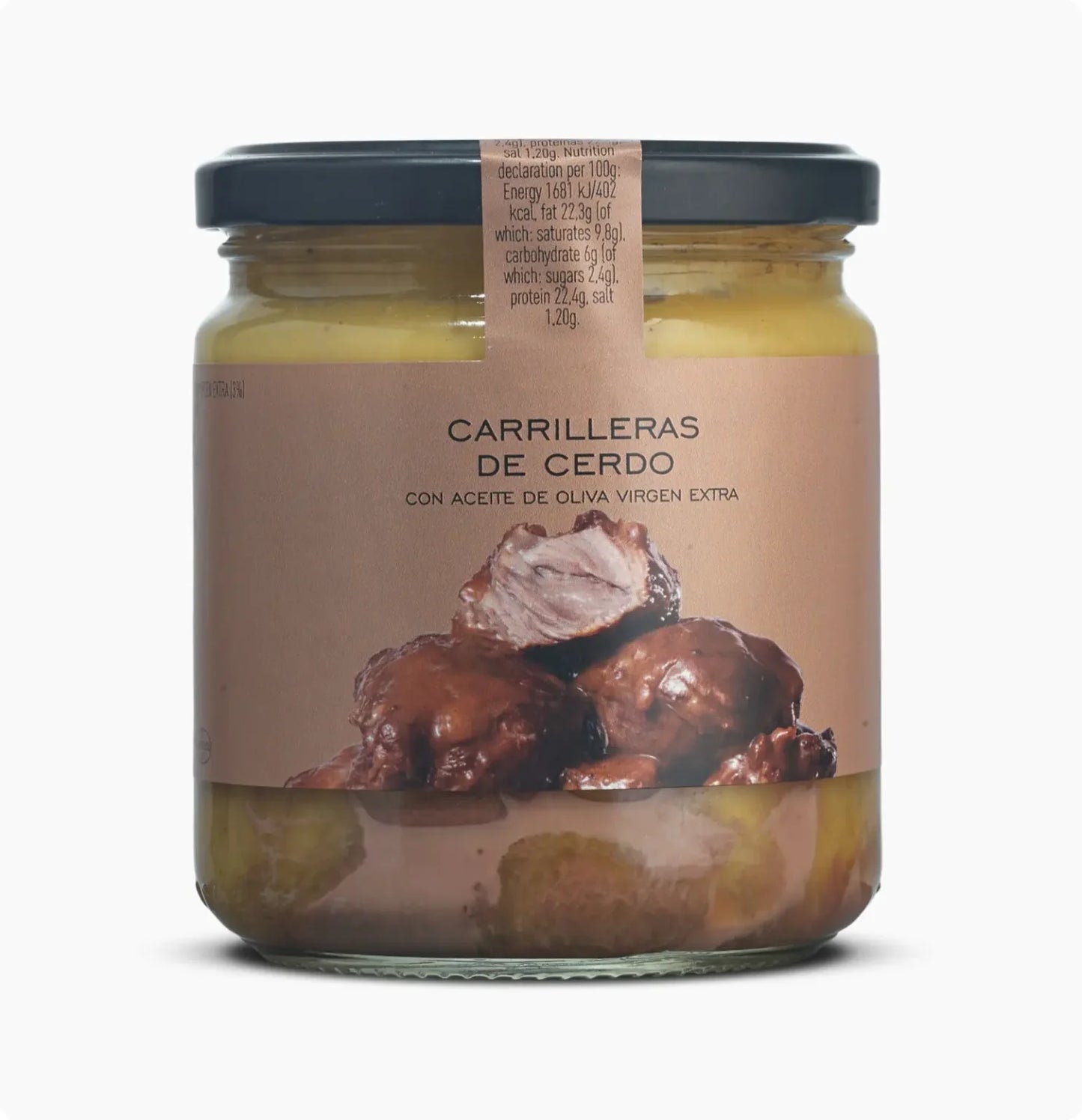 Pork cheeks with Extra Virgin Olive Oil