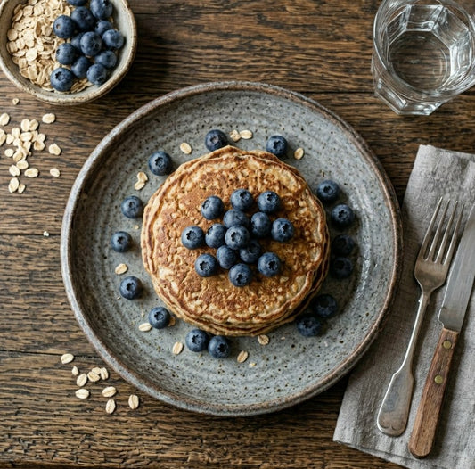 Weekend recipe: Oatmeal Pancakes with Berries